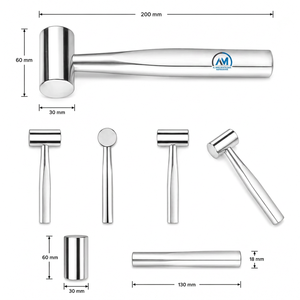 Instrumentos Médicos Al Mida, Martillo Ortopédico de Acero Inoxidable, Herramienta Quirúrgica Manual, Clase I, Certificado CE - Product Image 5