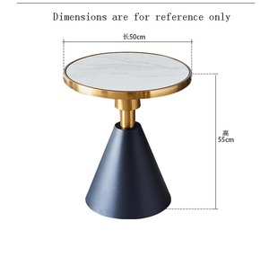 Tavolino Moderno Semplice in Acciaio Inox per <span class=keywords><strong>Angolo</strong></span>, Salotto, Balcone, Piccolo Tavolo Rotondo per Appartamenti - Product Image 5