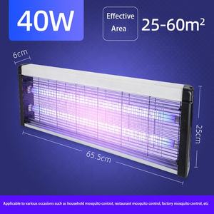 Lampe <span class=keywords><strong>anti</strong></span>-moustiques électrique LED 40W, photocatalyse domestique, silencieuse, <span class=keywords><strong>anti</strong></span>-<span class=keywords><strong>mouches</strong></span>, <span class=keywords><strong>anti</strong></span>-insectes, piège physique pour la lutte antiparasitaire - Product Image 1
