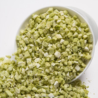 Gefreeze-droogde kiwi-schijfjes, natuurlijke kiwifruitblokjes 6*6mm, knapperige stukjes, groothandel voor thee/bakkerij/snacks
