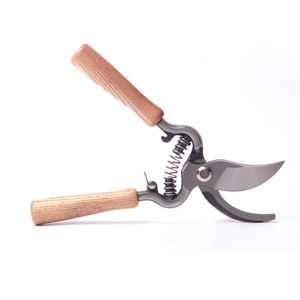 Ciseaux professionnels à double usage <span class=keywords><strong>pour</strong></span> la greffe et l'élagage des semis, avec manche en bois - Product Image 4