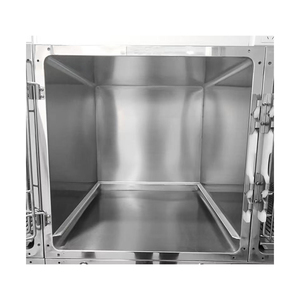 <span class=keywords><strong>Chenil</strong></span> en acier inoxydable de type combiné à 9 portes à trois couches de style classique <span class=keywords><strong>pour</strong></span> chiens dans les cliniques vétérinaires ou les hôpitaux <span class=keywords><strong>pour</strong></span> animaux - Product Image 5