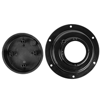 Couvre-venteau d'évacuation des eaux usées pour toit de camping-car, avec vis, pour tuyaux de 1 à 2-3/8 pouces de diamètre extérieur, compatible avec les camping-cars, remorques et motorhomes