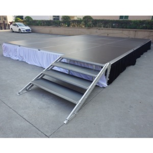 Scène d'éclairage extérieur riser en aluminium scène de spectacle en direct - Product Image 1