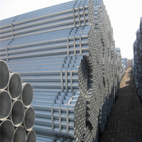Tubo de Acero Redondo Galvanizado de Primera Calidad con Certificación ISO 9001, Stock Completo para Ingeniería de Estructuras de Construcción
