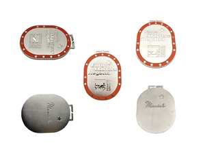 व्यक्तिगत पैटर्न फोंट आकार के साथ थोक स्टेनलेस स्टील सीएनसी मशीनीकृत कस्टम पदक-पॉलिश फिनिश - Product Image 6