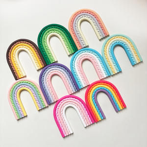 Décoration de gâteau <span class=keywords><strong>en</strong></span> forme d'arche <span class=keywords><strong>arc</strong></span>-<span class=keywords><strong>en</strong></span>-<span class=keywords><strong>ciel</strong></span>, décorations de gâteau bohèmes pour mariage, baby shower, <span class=keywords><strong>anniversaire</strong></span>, fournitures de fête - Product Image 3