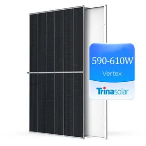 Trina cấu trúc trung bình Nhà Giá của PV cho một nhà trợ cấp 590 600 610 Watt thiết bị cần thiết để cài đặt năng lượng mặt trời bảng điều khiển