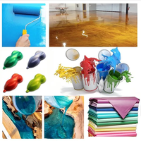 Pigment en poudre de mica SANKIN pour résine époxy Pigment de couleur perle Kit de matériaux en résine époxy en poudre nacrée de qualité cosmétique