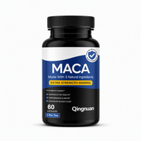 Capsules de racine de maca, complément alimentaire à base de plantes, poudre de racine de maca, soutien énergétique et vitalité, marque privée OEM ODM