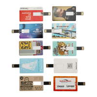 Clé USB Carte de Crédit Ultra-Fine de Haute Qualité 256 Go pour Cadeau d'Entreprise, Salon Professionnel, Événement, Logo Personnalisé, Vente en Gros