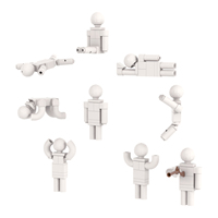 MOC1820 Meccha Chameleon 175 pièces, série de jeux de briques, modèle créatif à assembler, blocs de construction en plastique éducatifs, jouets cadeaux pour enfants