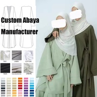 Ensemble coordonné Nida, jupe kimono, vêtements islamiques du Ramadan, ensemble musulman 2 pièces, robes modestes pour femmes musulmanes, ensembles musulmans