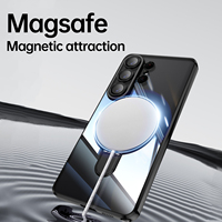 Coque de protection blindée électroplaquée de haute qualité avec support pour Samsung S26 S26 Ultra, compatible Galaxy S25 S25 Plus S24 Ultra