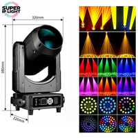 Projecteur à tête mobile professionnel 380W Beam 2.5 °   DMX RDM 16CH pour spectacle de scène de concert
