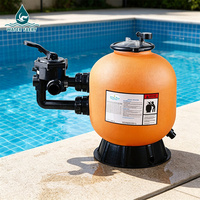Filtre à sable Water Faery résistant aux UV en plastique moulé par soufflage, montage supérieur, étanche, sans joint, durable, 460-620 mm, 130-255 LPM pour piscine