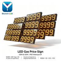 Letrero LED para Estaciones de Servicio con Precios de Combustible, Fabricante Original OEM y ODM