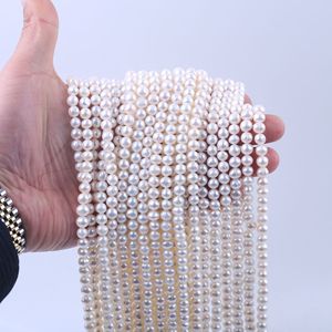 Perles d'eau douce pour fabrication <span class=keywords><strong>de</strong></span> bijoux, collier, longue, <span class=keywords><strong>de</strong></span> 2 à 18mm, qualité AAAAA, <span class=keywords><strong>prix</strong></span> réel - Product Image 2
