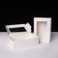 Boîte à sushi en kraft avec fenêtre, modèle 2026, vente chaude, conteneur rectangulaire jetable pour la restauration, logo personnalisé OEM, vente en gros