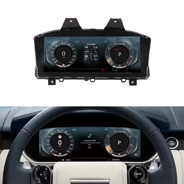 12.3" LCD Digital Cluster Update for Land Rover Range Rover Sport 2014-2017 Instrument Speedometer Odometer Dashboard Display