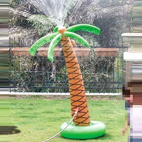 Sprinkler for Kids Inflatable Splash Sprinkler Pad Coconut Tree Summer Backyard Outdoor Toddlers Child Water Toys Play Mat Pool