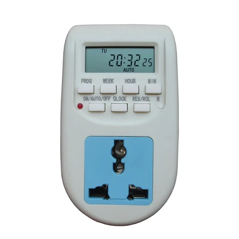 Timer digitale con spina EU elettronica caricabatterie timer acquario/rettile riscaldatore Timer per LED pet house