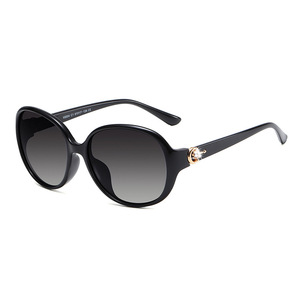 Lunettes de soleil œil de chat à monture complète polarisées UV400 pour femme, protection solaire élégante, modèle adulte 6004 - Product Image 1
