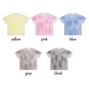 Camiseta Ligera de 160 Gramos para Hombre, Tejida, Transpirable, 100% Algodón, Cuello Redondo, Lisa, Casual, Hombros Caídos - Product Image 3