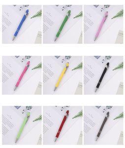 Custom logo Printed Gifts Reginfield Promotional Multifunction Ball Soft Touch Screen <b>Pen</b> 2 1 Metal <b>Ballpoint</b> <b>Pens</b> Black - Product Image 3