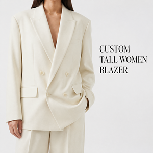 Completi <span class=keywords><strong>da</strong></span> Donna Specializzati con Blazer Doppiopetto a Maniche Lunghe, Abiti Formali <span class=keywords><strong>da</strong></span> Ufficio <span class=keywords><strong>Eleganti</strong></span>, Abbigliamento Moda Personalizzato per Signore - Product Image 1