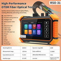 Rsrteng OTDR Probador de Fibra Óptica RSO-31 1610nm 26dB, OTDR Automático, Prueba en Vivo, OPM, LS, VFL, Mapa de Eventos, Probador de Cables, Herramienta de Prueba de Red