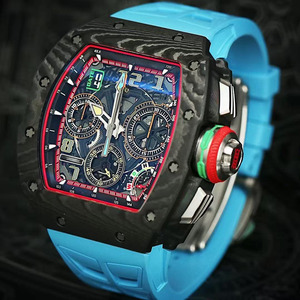 Montre en fibre de carbone de haute qualité 65-01 pour hommes, mouvement mécanique automatique, design luxueux, étanche, montres pour hommes - Product Image 3