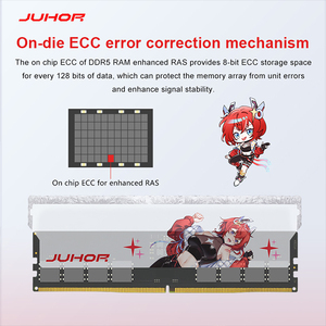 แรม JUHOR <span class=keywords><strong>6800MHz</strong></span> RGB <span class=keywords><strong>DDR5</strong></span> 32GB DIMM 1.4V ความหน่วงต่ำ สำหรับเดสก์ท็อป โมดูลสำหรับเกมเมอร์มือโปร ผู้สร้างคอนเทนต์ ชิป Hynix ECC รับประกัน 3 ปี มีสินค้าในสต็อก - Product Image 6