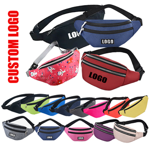 Designer Patroon Geborduurde Print Waterdichte Nylon Canvas Sport Crossbody Borst Riem Heuptas Heuptas Met Aangepaste Logo