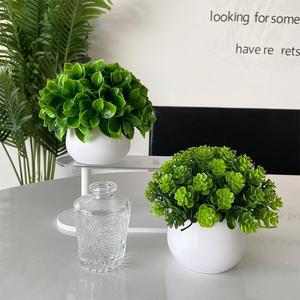 Plantes artificielles en pot de la collection Fuyu, verdure d'intérieur pour la décoration de la maison, du bureau, des accessoires de mariage, moulage par injection plastique - Product Image 5