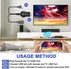 1080P <span class=keywords><strong>HDMI</strong></span> không dây Anycast Dongle <span class=keywords><strong>Adapter</strong></span> Wifi <span class=keywords><strong>HDMI</strong></span> Wifi ANYCAST cho điện thoại di động HDTV - Product Image 3