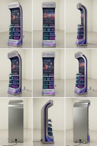 Diseño de estanterías para farmacias, expositor de tienda, estanterías para farmacias, diseño de mostrador para farmacias - Product Image 4