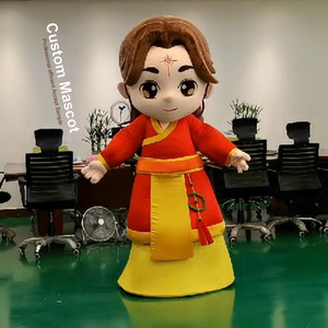 Costume de Mascotte Personnage Féminin en Peluche Personnalisé OEM, Design Hanfu 3D pour Filles, Tenue de Mascotte pour Adultes, Idéal pour Soirées Dansantes et Événements Promotionnels - Product Image 1