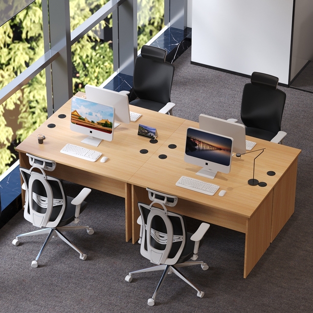 Modern Modular Office Desk Easy Assembly Particle Board Workstation Table for Study and Writing Computer Workstation Table