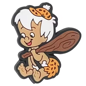 Nuovi Charm per Scarpe a Tema <span class=keywords><strong>Flintstones</strong></span>, Divertenti Decorazioni in PVC con Personaggi dei Cartoni Animati per Regali e Decorazioni per Zoccoli - Product Image 3