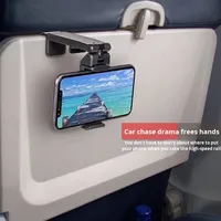 Support de téléphone universel rotatif à 360 degrés, pliable et réglable, pour ordinateur de bureau, avion, streaming en direct, voyage