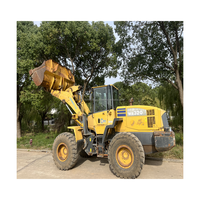 Chargeur frontal sur pneus Komatsu WA320 de 3 tonnes 4 tonnes 5 tonnes bon marché chargeur frontal japonais à usage agricole de haute qualité moteur d'origine 114kw