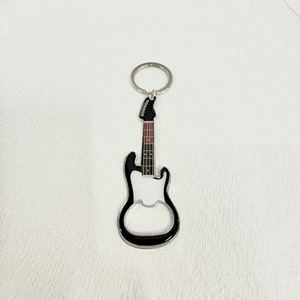 Hot bán tùy chỉnh Laser khắc mềm Men mở chai Thương hiệu Mới Keychain trong Guitar hình dạng món quà cho những người yêu thích rượu vang - Product Image 3