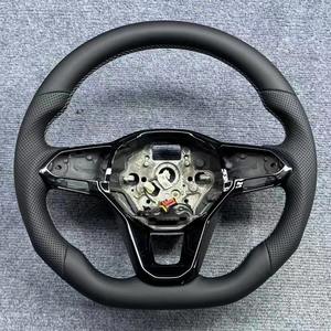 Volante de Fibra de Carbono Real Fabricado por YTcarbon para <span class=keywords><strong>VW</strong></span> Passat B8 Variant <span class=keywords><strong>Arteon</strong></span> <span class=keywords><strong>R</strong></span> <span class=keywords><strong>Line</strong></span> - Product Image 1