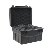 Étui de protection en plastique PE pour microphone, boîte de rangement pour équipement audio, étui pour microphone filaire portable