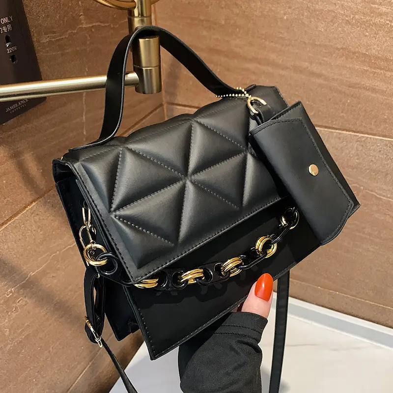 Handbags New 2022 Fashion Small Bag Messenger Bag Female Atmospheric Handbag Fashion Shoulder Bag