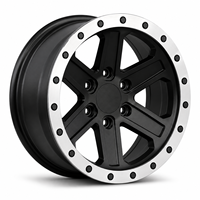 Jantes en alliage d'aluminium AL 17 pouces Flow Form, tout-terrain, 6x139.7 5x127, noir mat, pour Bronco Wrangler Raptor Land Cruiser