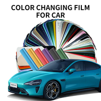 Carte d'échantillon TPU PPF Film d'enveloppe de voiture Film de protection de peinture à changement de couleur Livre d'échantillon TPU PPF pour véhicule