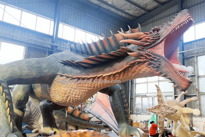 Tùy chỉnh cuộc sống Kích thước Fly rồng animatronic Halloween cơ khí rồng mô hình cho bán - Product Image 3