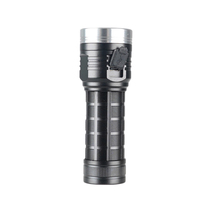 Lampe torche portable 8 LED puissante, rechargeable par USB-C, haute luminosité, étanche, lampe torche EDC pour extérieur